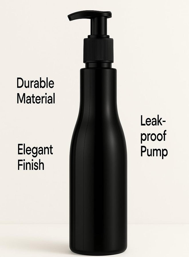 Prakash 500 ml Black Empty Bottle (Pack of 3) for Shampoo, Lotion, Body Wash - Leakproof, Lightweight, Refillable Liquid Dispenser for Bathroom, Kitchen, Travel & More - Image 2